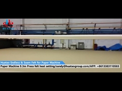 کاغذ سازی پرس بی پایان نمد برای دستگاه کاغذ از Huatao با قیمت رقابتی