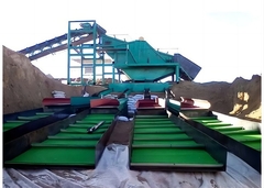 1m X 16m PE سطح رنگ آبی نقاش طلا برای استخراج طلا