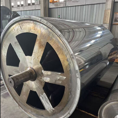 Film Vacuum Metalizer Cooling Roller with Q345 Material Dynamic Balance G2.5 and Vacuum Test 4x10^-4Mpa