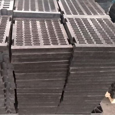 Adjustable Hole Rubber Screen Panels For Mining Specific Vibrating Screens