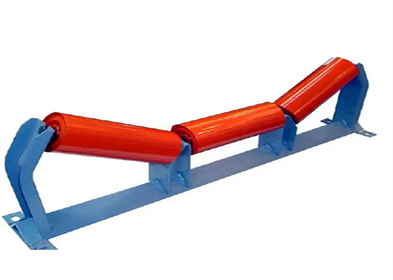 Carbon Steel Diameter 219mm Troughing Idler Roller For Belt Conveyor