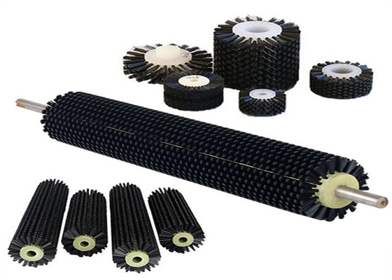 Simple Production Brush Heavy Duty Steel Conveyor Rollers For Printing Industry