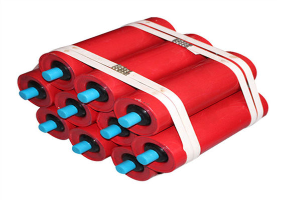 Corrosion Resistant Lightweight Rubber Disc Return Roller With Multi Labyrinth Seal For Mining Conveyor