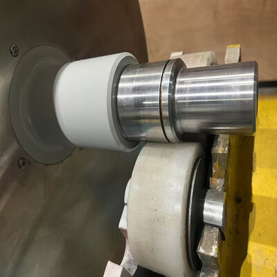 Ultra-wide Carbon Fiber Contact Roller with 40 ShoreA Hardness and 0.25mm Crown for Corrosion Resistance