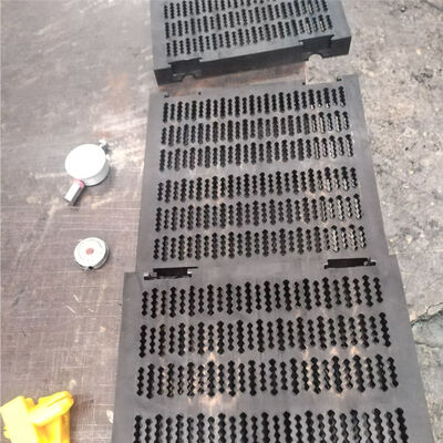 Adjustable Hole High-wear Rubber Screen Panel with Modular Design for Mining Vibrating Screens
