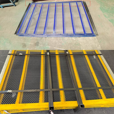 Anti Clogging And Wear Resistant Self Cleaning Wire Mesh Poly Ripple Screen Mesh For Vibrating Equipment In Mining And Quarrying