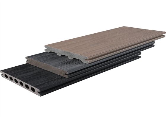 Exterior Wood Composite Decking Waterproof Co Extruded WPC Deck Board