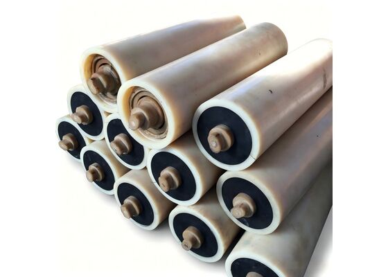 HDPE Conveyor Idler Roller Heavy Duty Bulk Material Handling Conveyor Component