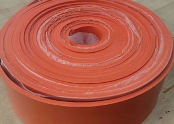 Polyurethane Conveyor Skirt Board Yellow Color Heavy Duty Aggregate Conveyor Seal