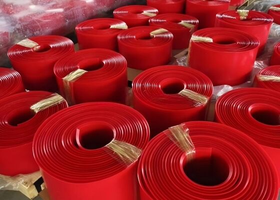 Conveyor Belt PU Skirting Board Blue Color Low Friction Mining Conveyor Sealing