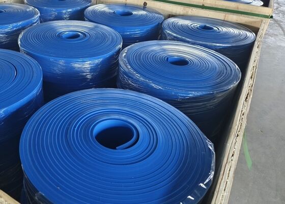 Urethane Conveyor Skirting Beveled Edge 65A Hardness Bulk Material Handling System