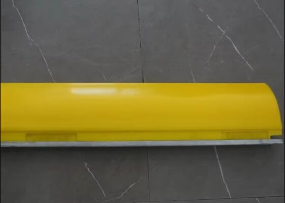 Polyurethane Conveyor Scraper with Steel Clamp Flexible Industrial Conveyor Cleaner