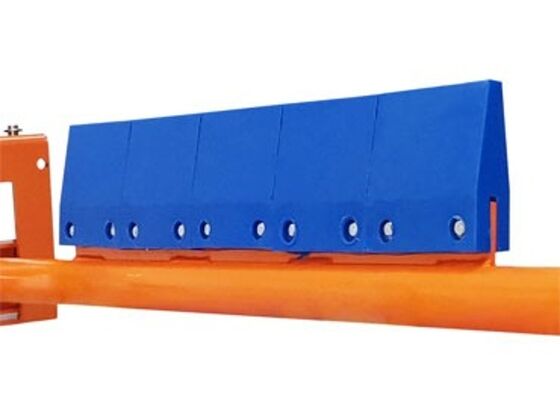 Conveyor Belt Polyurethane Blade Cleaner for Cement Plant Wear Resistant Design