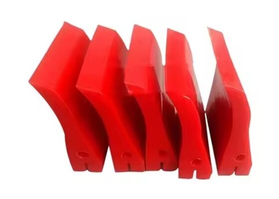 Conveyor Belt Cleaning Blade PU Material Low Belt Damage Quarry Conveyor System