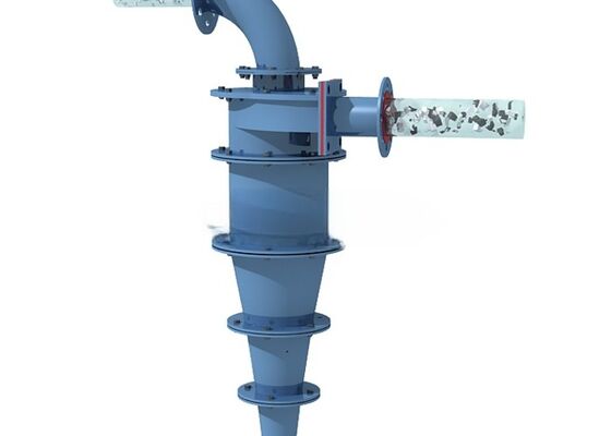 Mining Hydrocyclone Separator 250mm PU Cyclone For Iron Ore Grinding Classification Plant