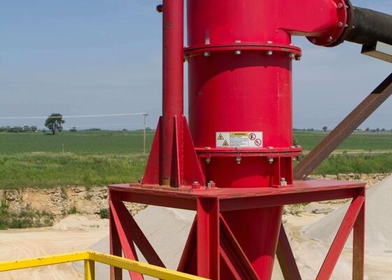 Rubber Lined Hydrocyclone Separator Mining Cyclone Equipment For Slurry Desliming Process