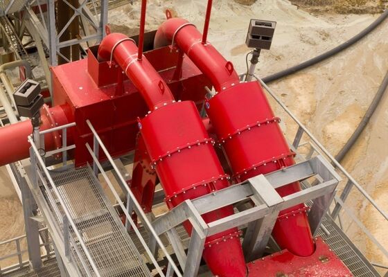 Ceramic Lined Hydrocyclone Separator For Mining Slurry Classification And Dewatering