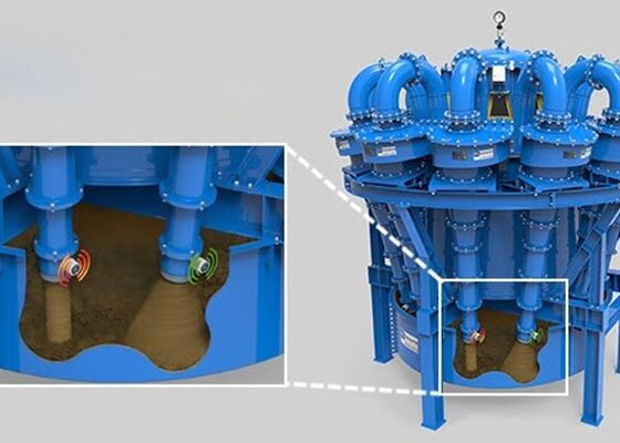 Mining Hydrocyclone Separator Large Capacity Cyclone For Coal Preparation Plant System