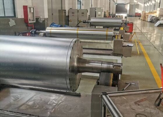 Linear Speed Max 1000mmin Max 1000mmin Calender Roller Electromagnetic Induction Heating Roller Dimension:1000 To 1500mm With L1000 To 3000mm