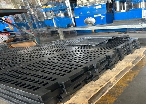 High Abrasion Resistant Mining Rubber Screening Panel System