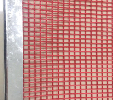 Polyurethane Coated Vibrating Screen Mesh with Steel Core for Self Cleaning in Mining and Quarry
