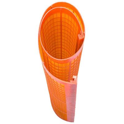 Polyurethane Fine Screen Mesh with 0.045mm Opening Abrasion Resistant and Anti-Blinding for Screener