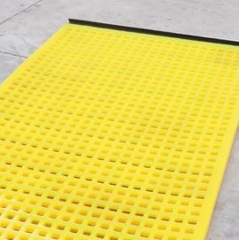 Square Polyurethane Rubber Tension Screen With Hooks For Mine And Quarry