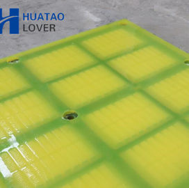 Orange Low Error Polyurethane Dewatering Screen 0.125mm For Mining