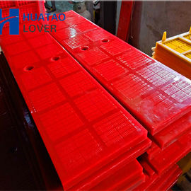 Orange Low Error Polyurethane Dewatering Screen 0.125mm For Mining