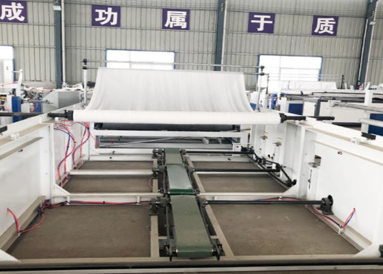 200m/Min Embossing Toilet Paper Rewinding Machine For Small Roll