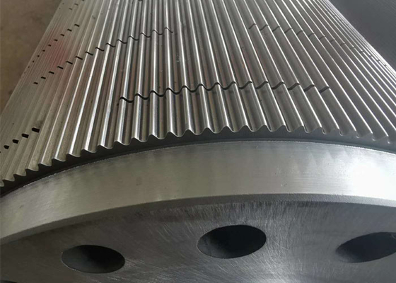 A/C/B/E/F فلوت نوع غلتک موجدار کروم اندود برای دستگاه راه راه