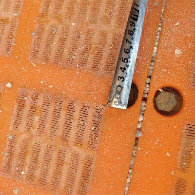 30mm ضخامت پلی اورتان میش PU برای کارخانه شستن زغال سنگ