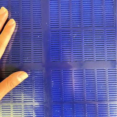 تخلیه آب قابل اعتماد پلی اورتان صفحه نمایش شبکه خطی لرزش سیب ماشین آلات معدن غربالگری