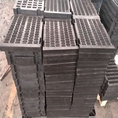 120mm گشایش 70mm ضخامت فولاد تقویت شده پنل لاستیک صفحه نمایش برای غربالگری خشن