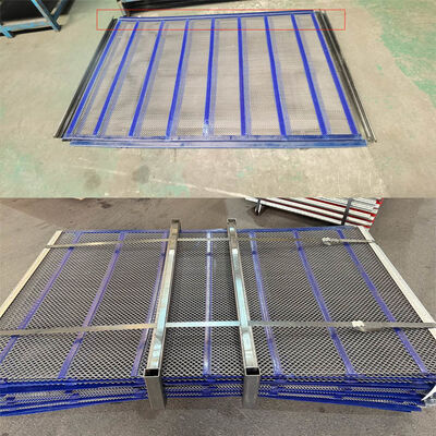 شبکه صفحه نمایش خود تمیز کننده سنگ شکن با لبه پیچ و جوش شبکه صفحه نمایش لرزش در معدن سنگ و پردازش سنگ