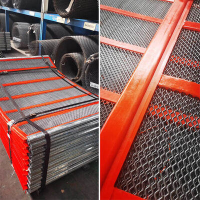 پولي ريپل خود تمیز کردن سيم شبكه برای سیاه لرزش معدن معدن غربالگری