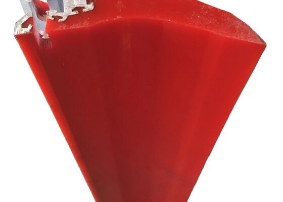 پاک کننده کمربند پلیوریتان پاک کننده ثانویه آبی PU تیغه حمل کننده مقاوم به فرسایش بالا