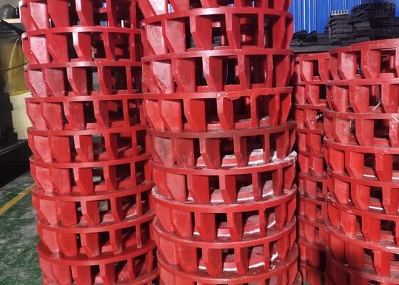 دستگاه فلوتاسیون معدن روتور استاتور مونتاژ پلی اورتان مقاوم به لباس قطعات مخلوط خمیر زرد