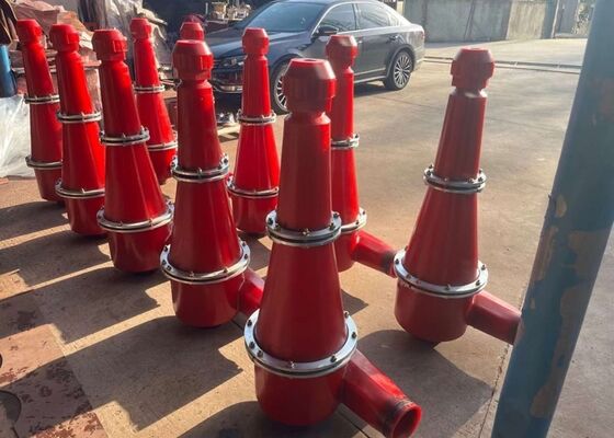 هیدروسیکلون پوشش PU مقاوم به سایش برای معدن مس سنگین