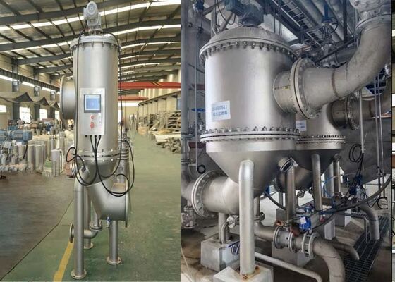 SS304/316 دستگاه تصفیه فاضلاب فیلتر شستشوی اتوماتیک لوله ای