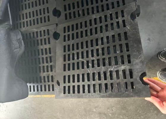 عرشه غربالگری لاستیکی با راندمان بالا برای استخراج سنگ معدن