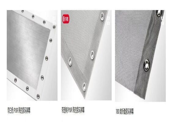 شفاف PU Grommet Screen EU 1935/2004 مطابق با 0.0014-0.0090 اینچ سیم