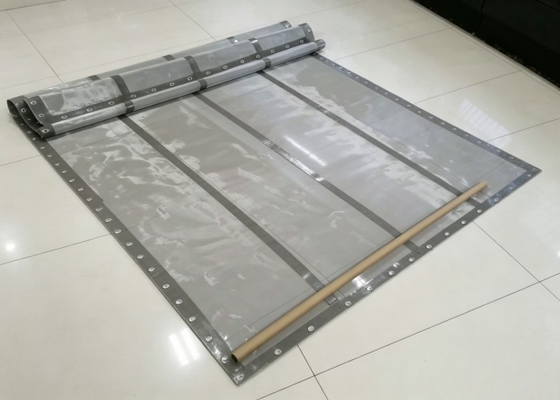 HUATAO سياه PU غرفه صفحه 316 فولاد ضد زنگ 14-230 Mesh شمارش