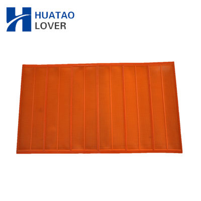 شبکه صفحه نمایش نازک پلی اورتان تنش دار با عرض سوراخ 0.045mm - 1.5mm برای صفحه نمایش ارتعاش فرکانس بالا و 6-12 ماه عمر