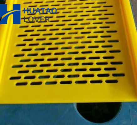 برای شستن زغال سنگ ، صفحه دیافراگم 3x10 میلی متر صفحه پلی اورتان تشک