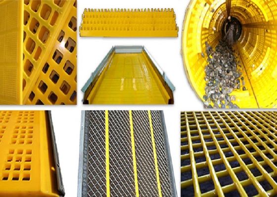 مقاومت در برابر سایش 25 میلیمتر صفحه نمایش لرزاننده پلی اورتان